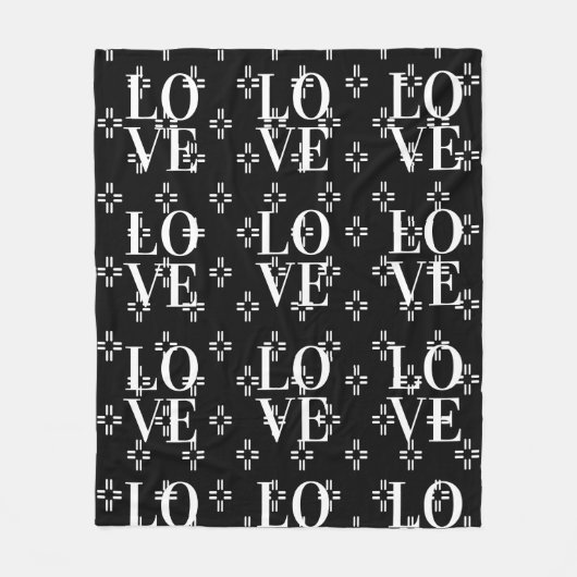 Abstrakt Fleecedecke (Vorderseite)