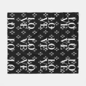 Abstrakt Fleecedecke (Vorderseite (Horizontal))