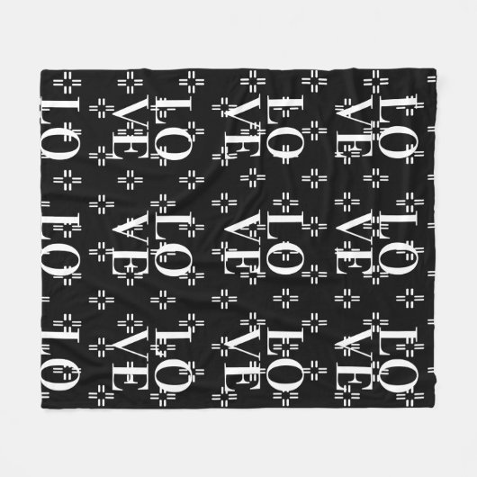 Abstrakt Fleecedecke (Vorderseite (Horizontal))