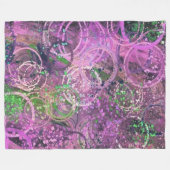 Abstrakt Fleecedecke (Vorderseite (Horizontal))