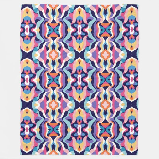 Abstrakt Fleecedecke (Vorderseite)