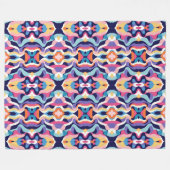 Abstrakt Fleecedecke (Vorderseite (Horizontal))