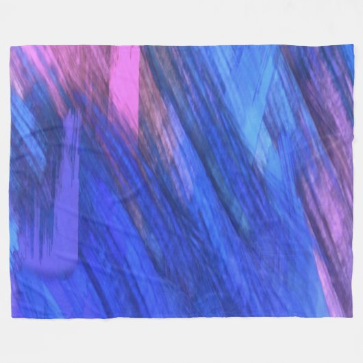 Abstrakt Fleecedecke (Vorderseite (Horizontal))