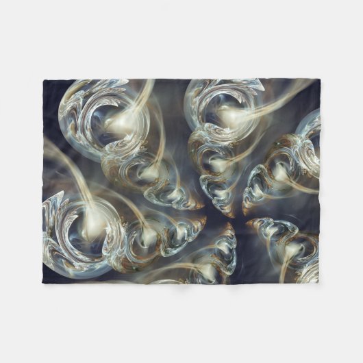 Abstrakt Fleecedecke (Vorderseite (Horizontal))