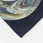 Abstrakt Fleecedecke (Ecke)
