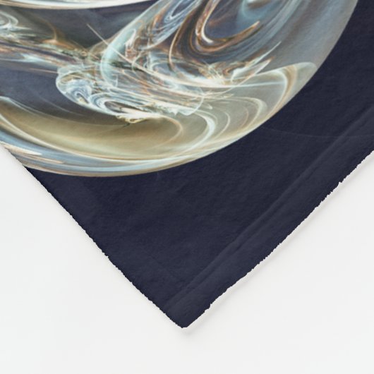 Abstrakt Fleecedecke (Ecke)