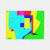 Abstrakt Fleecedecke (Vorderseite (Horizontal))