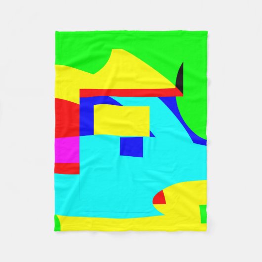 Abstrakt Fleecedecke (Vorderseite)
