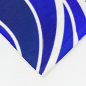 Abstrakt Fleecedecke (Ecke)