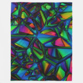 ABSTRAKT FLEECEDECKE (Vorderseite)