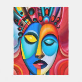 Abstrakt Fleecedecke (Vorderseite)