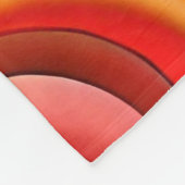 Abstrakt Fleecedecke (Ecke)