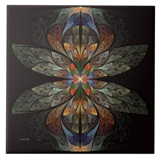 Abstrakt Fliese (Vorderseite)