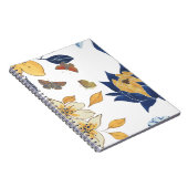 Abstrakt Flora Lesezeichen Spiral Foto Notebook Notizblock (Rechte Seite)