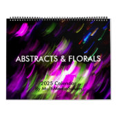 Abstrakt & floral 2025 Calendar - MultiMediaSusan Kalender (Titelbild)