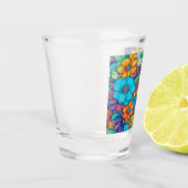 Abstrakt Floral #90 Schnapsglas (Links)