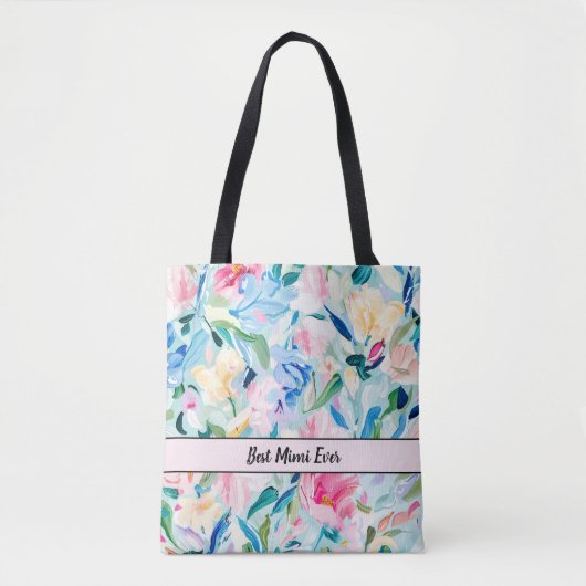 Abstrakt Floral Bester Mimi je Tasche (Vorderseite)