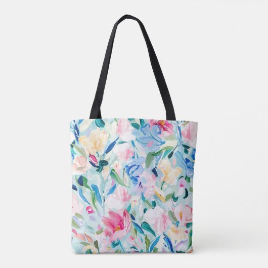 Abstrakt Floral Bester Mimi je Tasche (Rückseite)