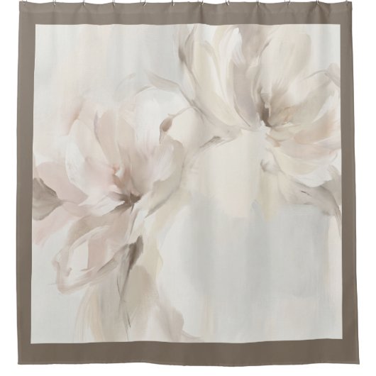 "Abstrakt Floral" Duschvorhang (Vorderseite)