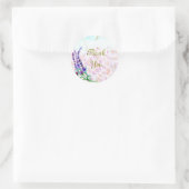 Abstrakt floral Vielen Dank Aufkleber (Tasche)