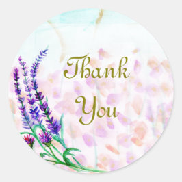 Abstrakt floral Vielen Dank Aufkleber