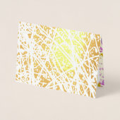 Abstrakt Folienkarte (Vorderseite)