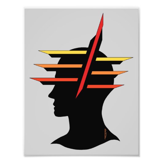 Abstrakt Fotodruck (Vorne)