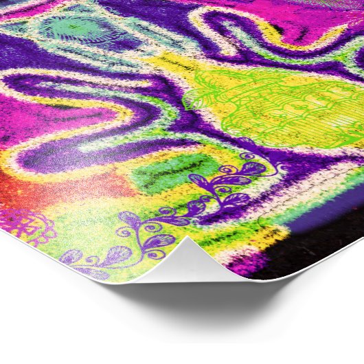 Abstrakt Fotodruck (Ecke)