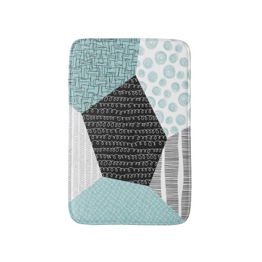 Abstrakt Freehand Zeichnend: künstlerischer Hinter Badematte (Vorderseite Vertikal)