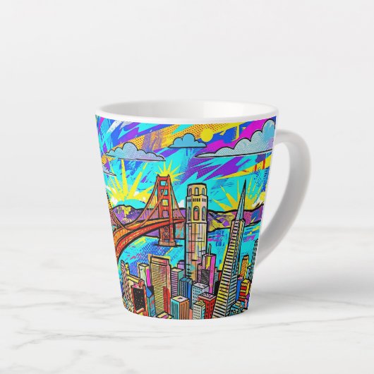 Abstrakt Frisco Milchtasse (Rechte Ecke)