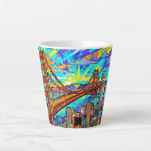 Abstrakt Frisco Milchtasse (Vorderseite)