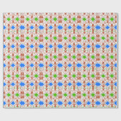 Abstrakt frohe Weihnachtsgeschenkwrap Geschenkpapier (Flach)