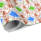 Abstrakt frohe Weihnachtsgeschenkwrap Geschenkpapier (Rolleneckpunkt)