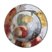 Abstrakt Fruchtmotif Schneidebrett (Vorderseite)