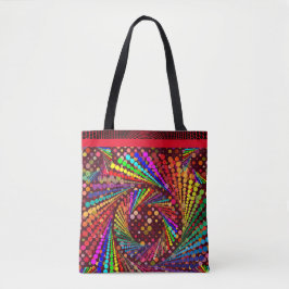 Abstrakt Fun Trendy Colors Tasche