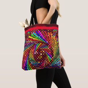 Abstrakt Fun Trendy Colors Tasche