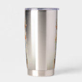 Abstrakt Funky Male Deer Thermobecher (Links)