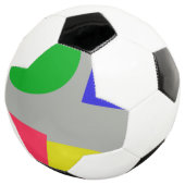 Abstrakt Fußball (Dreiviertel)