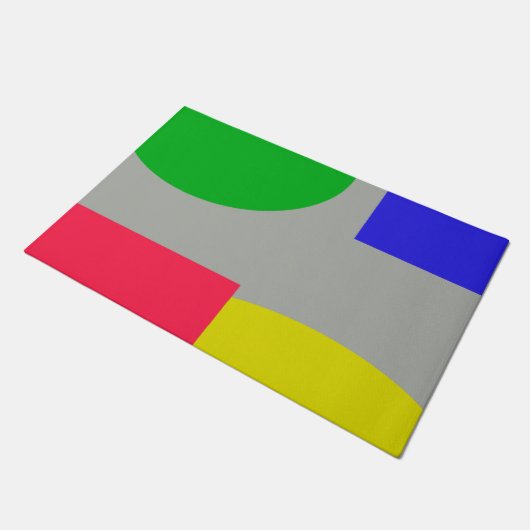 Abstrakt Fußmatte (Schrägansicht)