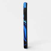 Abstrakt Fütternd Blauwal Case-Mate iPhone Hülle (Hinten/Links)