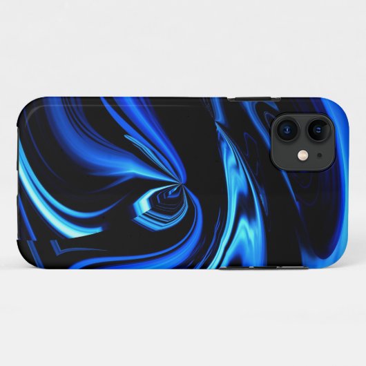 Abstrakt Fütternd Blauwal Case-Mate iPhone Hülle (Rückseite (Horizontal))