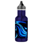 Abstrakt Fütternd Blauwal Trinkflasche (Rechts)