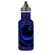 Abstrakt Fütternd Blauwal Trinkflasche (Links)
