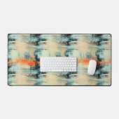 Abstrakt Futuristisches Computermuster Schreibtischunterlage (Tastatur & Maus)