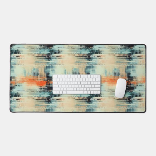 Abstrakt Futuristisches Computermuster Schreibtischunterlage (Tastatur & Maus)