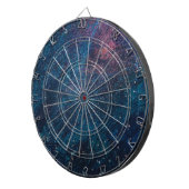 Abstrakt Galaxy Glitzer Paint Pattern Dartscheibe (Vorderseite rechts)