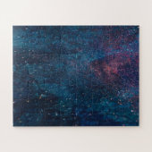 Abstrakt Galaxy Glitzer Paint Pattern Puzzle (Horizontal)