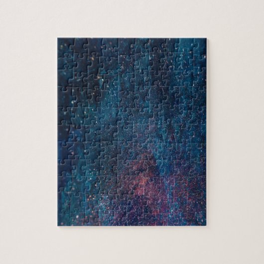 Abstrakt Galaxy Glitzer Paint Pattern Puzzle (Vertikal)