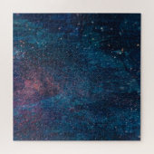 Abstrakt Galaxy Glitzer Paint Pattern Puzzle (Horizontal)