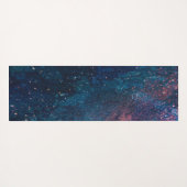 Abstrakt Galaxy Glitzer Paint Pattern Yogamatte (Rückseite (Horizontal))
